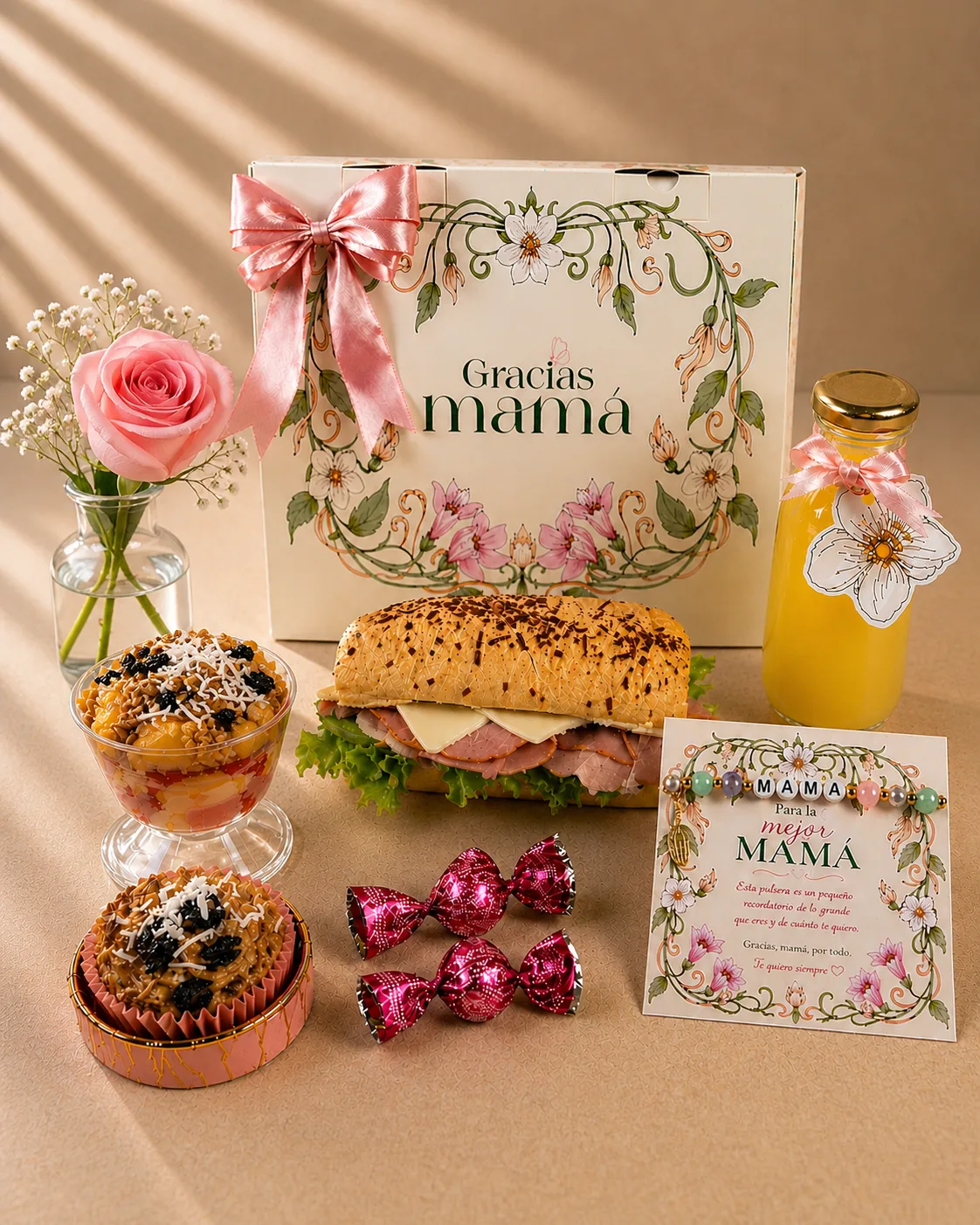 Caja Pirámide Día de las Madres